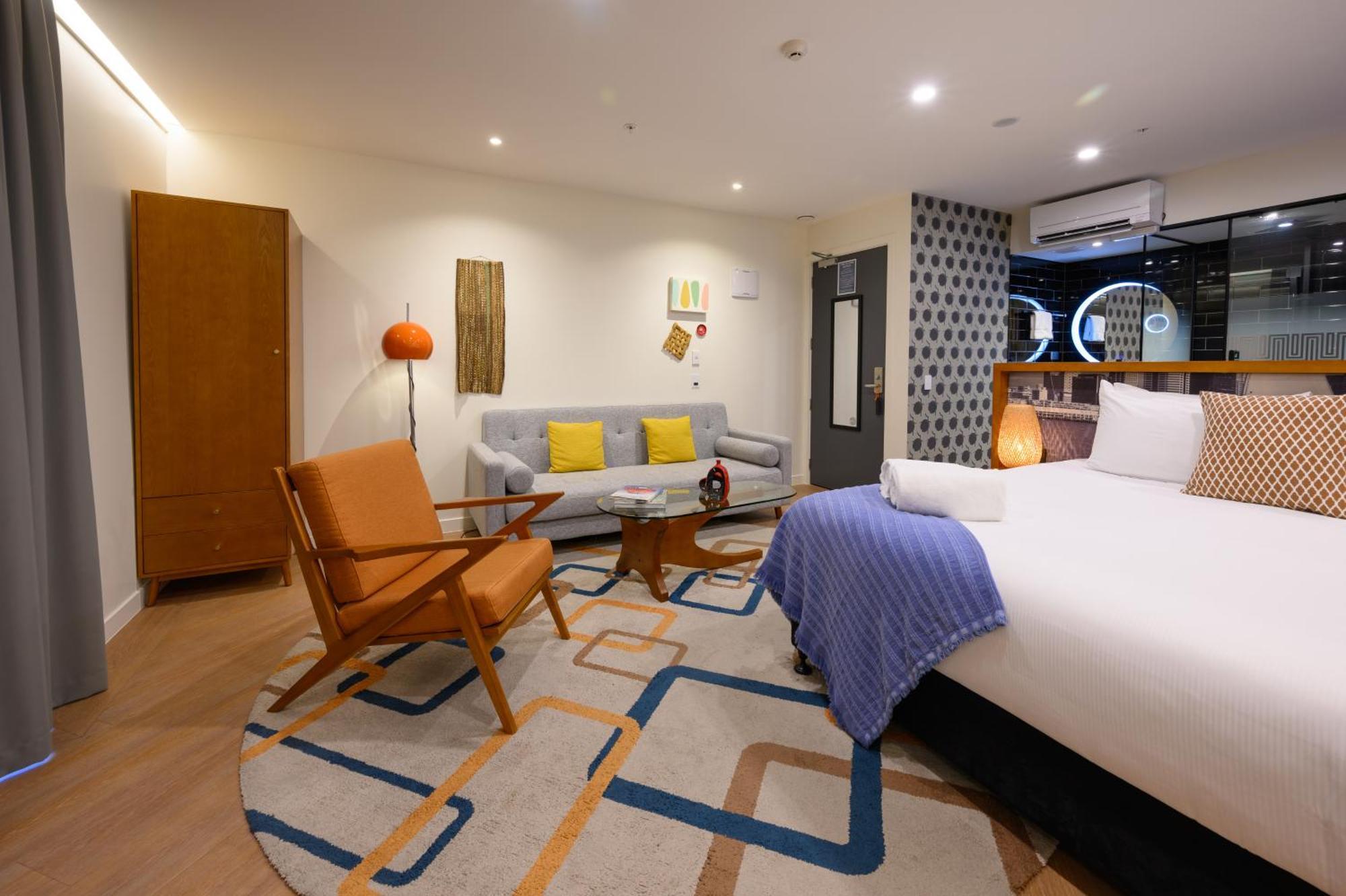 Отель Ohtel Окленд Номер фото A room at the hotel